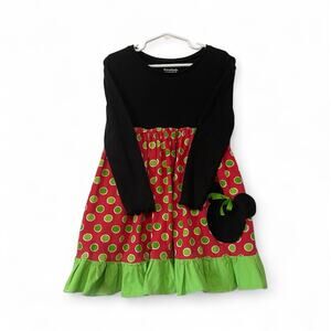 Garanimals Polka Dot Christmas Long Sleeve Shirtdress Legging Set Size 5T